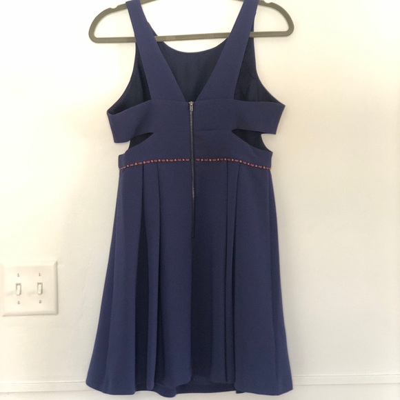 BCBGeneration Navy dress with side cutouts - Picture 2 of 7